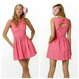 Pink & Orange Lace Lilly Pulitzer Dress